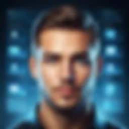 Conceptual representation of digital identity security