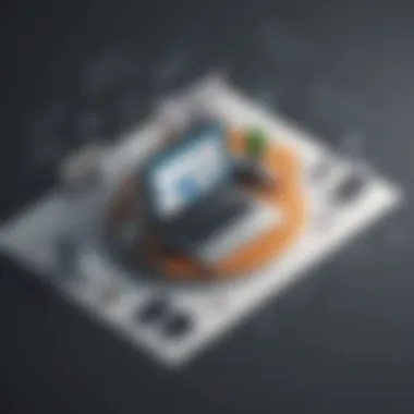 Advanced Functionality Showcase Illustration highlighting the advanced functionalities of Microsoft Identity Manager