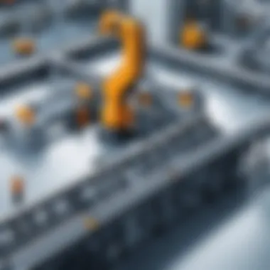 Optimizing Supply Chain Automation Automated production line in a manufacturing facility