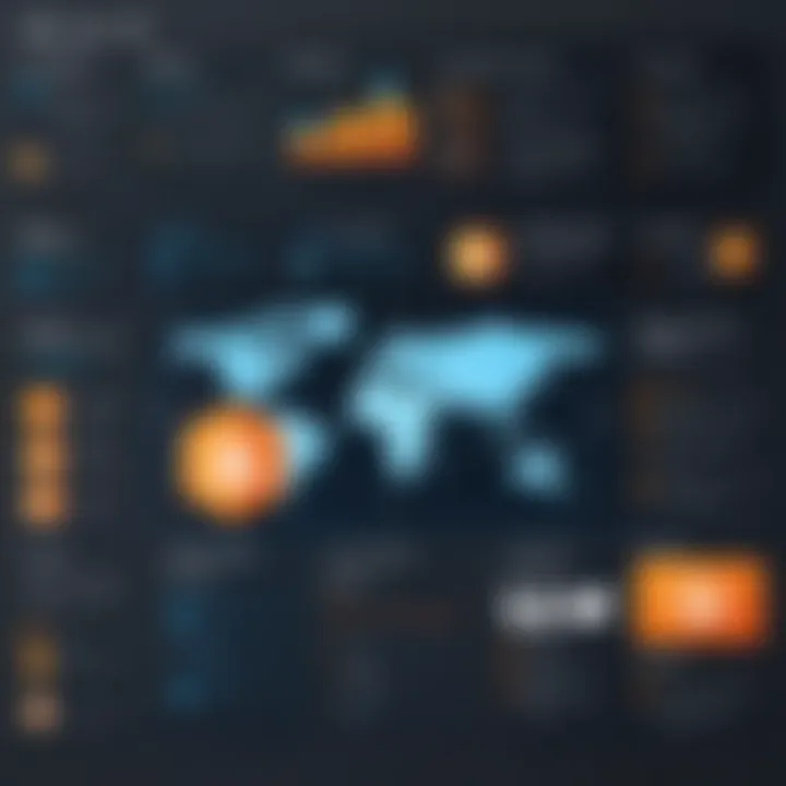 Infographic illustrating AWS services for data analytics