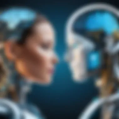 The Transformative Power of AI and Analytics in Business Visual representation of AI and data analytics transforming business