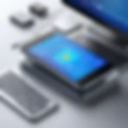 Conceptual representation of digital banking innovation