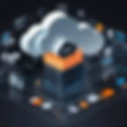 Visual representation of AWS Cloud IAM architecture showcasing user roles and permissions