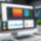 Visual representation of vendor scorecard dashboard metrics