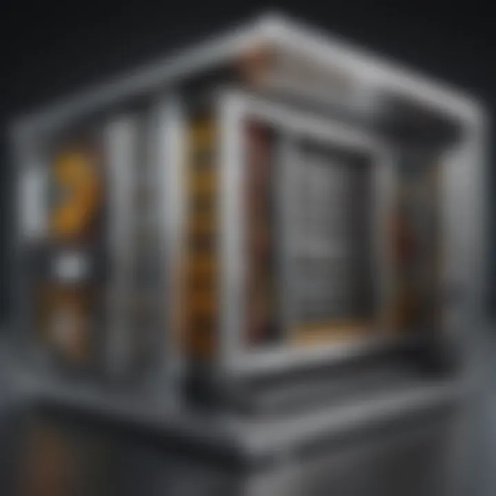 Illustration depicting the intricate functionality of Vault CDMS