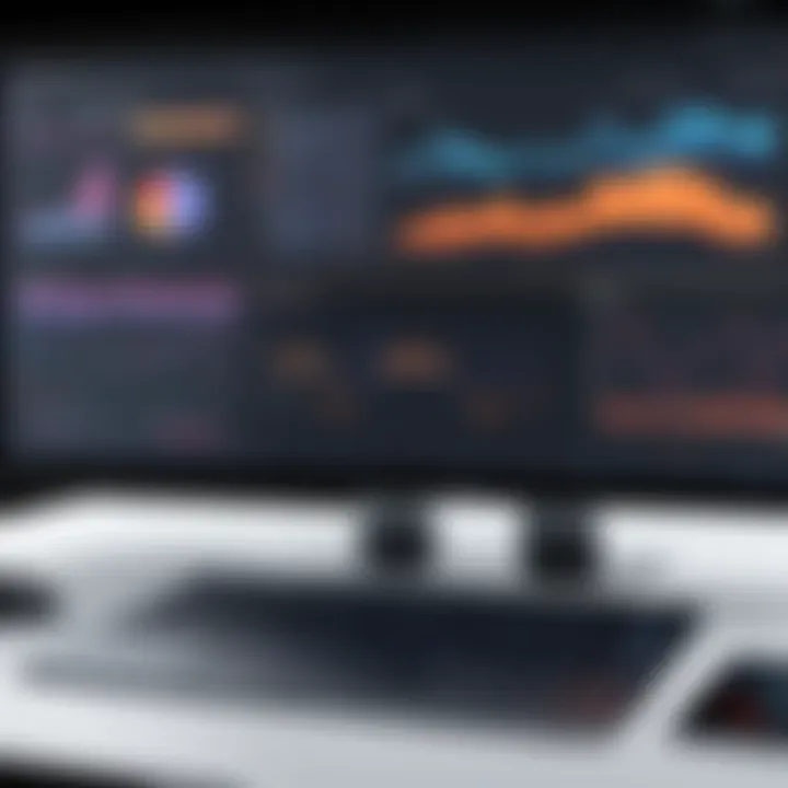 Screenshot of advanced visualization software used in business analysis