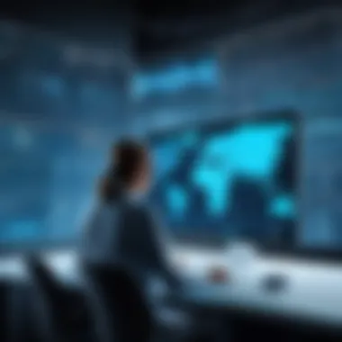 Conceptual graphic of data privacy and ethics