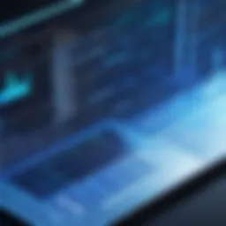 Visual representation of a database system architecture