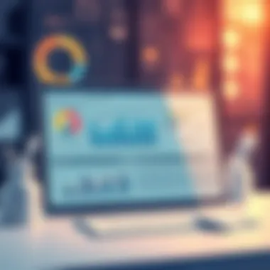 A digital marketing dashboard showcasing performance metrics