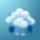 The Essence of DRaaS: Cloud Infrastructure Cloud infrastructure representing DRaaS solutions