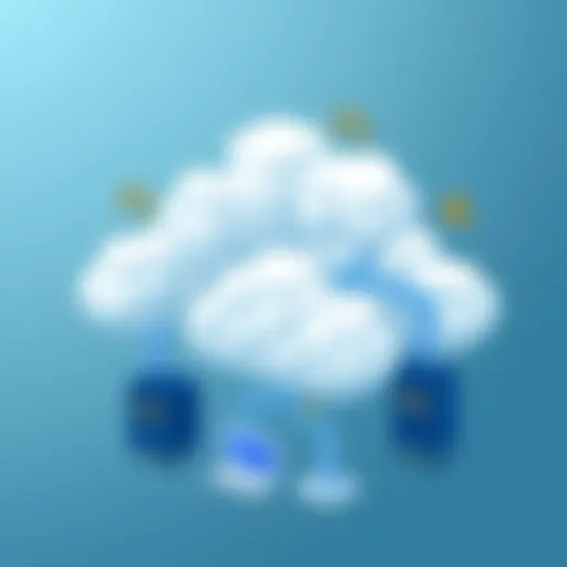 The Essence of DRaaS: Cloud Infrastructure Cloud infrastructure representing DRaaS solutions