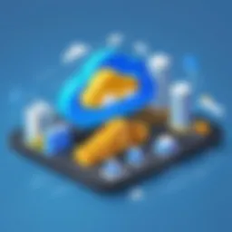 Visual representation of Elasticsearch architecture in cloud environments