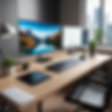 Utilizing Technology for Effective Remote Work Modern workspace with technology tools