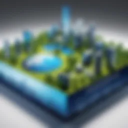 Illustration of corporate sustainability initiatives