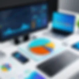 Software market analysis graphic