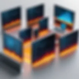 Illustration of various types of firewalls used in enterprise networks