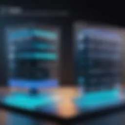 Architecture diagram of event store databases