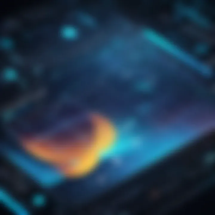 Abstract representation of data analytics and insights