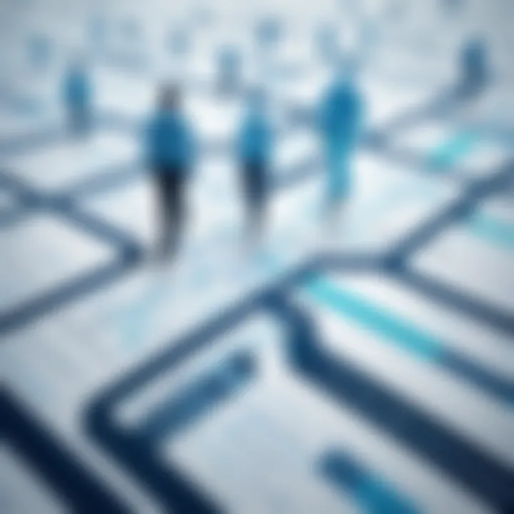 An illustrative pathway diagram outlining career progression in market data jobs.