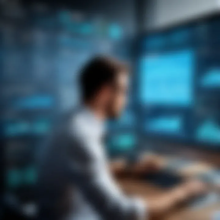 A graphical representation showing essential skills for market data professionals.