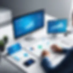 A dynamic sales environment showcasing collaboration and strategy