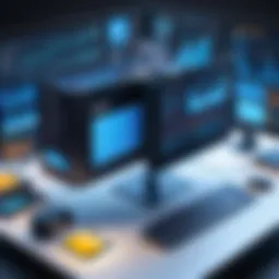 Visual representation of open source monitoring software architecture