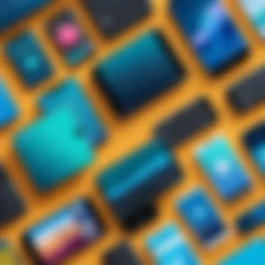 Emerging Technologies in Smartphones A collage of emerging smartphone technologies that influenced 2021