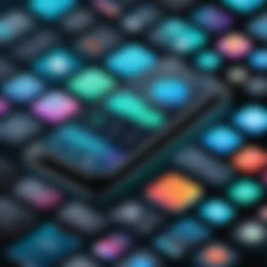 An infographic showcasing smartphone market trends and user preferences