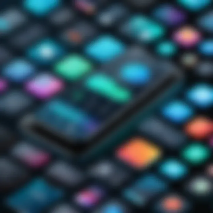 An infographic showcasing smartphone market trends and user preferences