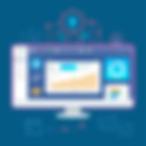 Visual representation of Tagetik software dashboard