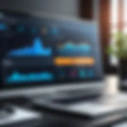 Dynamic dashboard of a video CMS showcasing analytics and user engagement metrics.