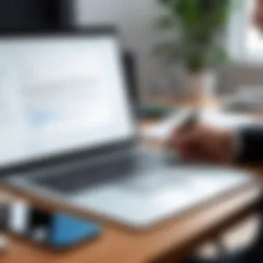 Electronic Signature in Virtual Collaboration A business professional utilizing an electronic signature solution during a virtual meeting