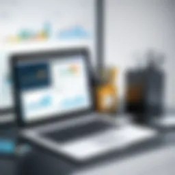 Visual representation of data analytics with self-service BI tools
