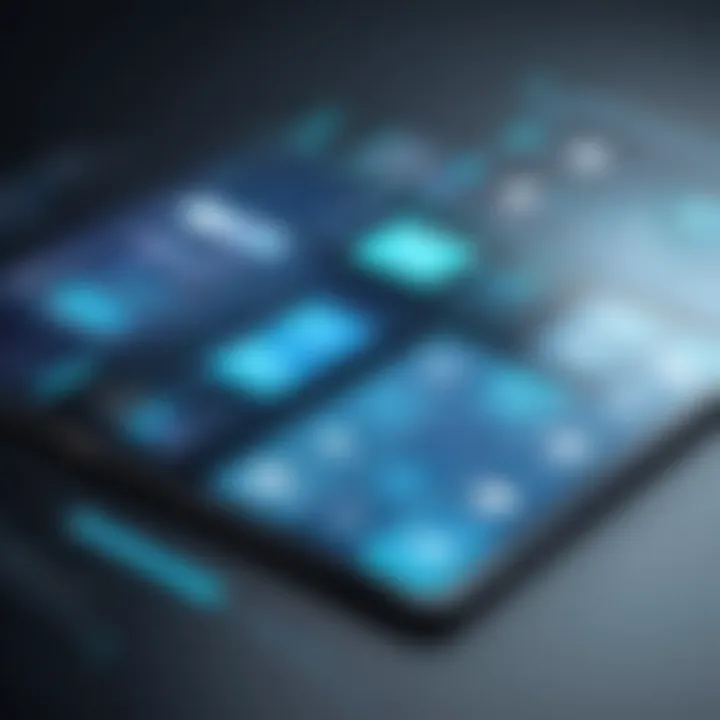 A conceptual diagram illustrating the advantages of BI platforms