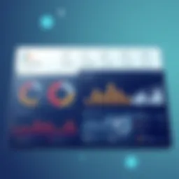 Data visualization dashboard showcasing key metrics