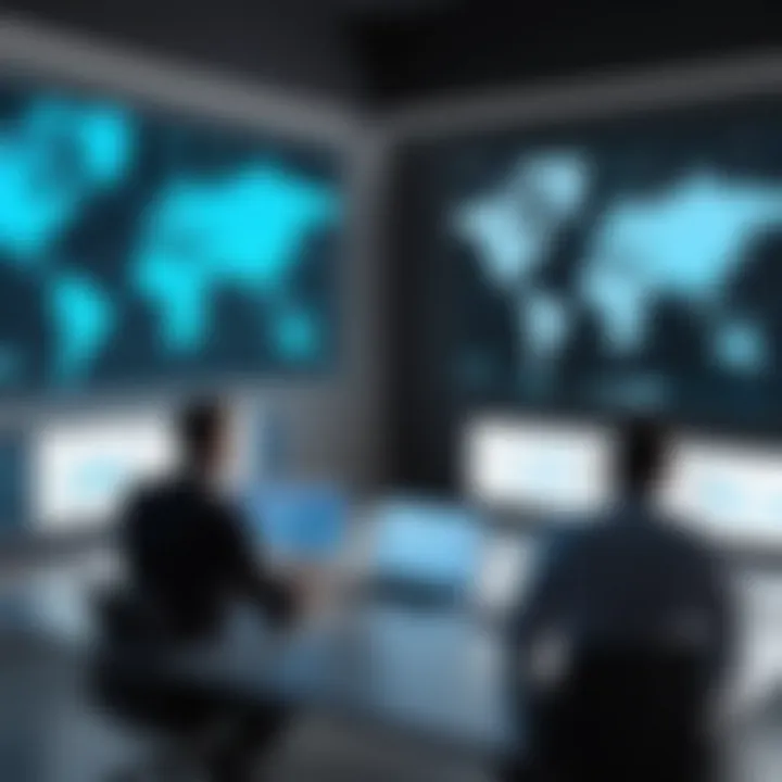 A business team collaborating on strategic fraud prevention measures