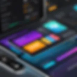 A digital dashboard showcasing Power Apps capabilities