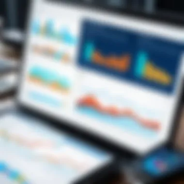 Financial Forecasting Trends Analysis Graph analyzing financial forecasting trends using IBM Cognos