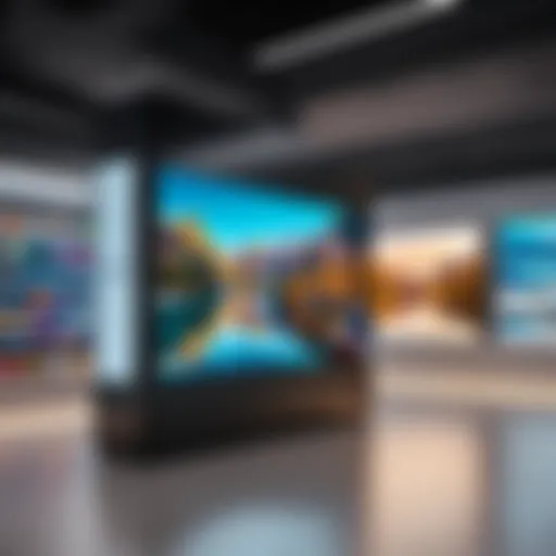 Dynamic digital signage display in a retail environment