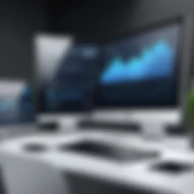 Productivity Boost with Advanced Software Improving Productivity Illustration