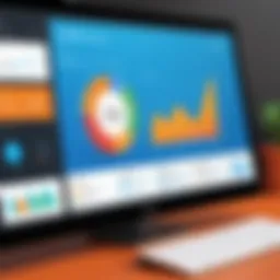 Visual representation of Insightly CRM dashboard showcasing integration features