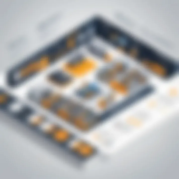 Infographic showcasing key features of warehouse management systems