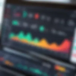 Financial metrics dashboard showcasing key performance indicators for finance directors