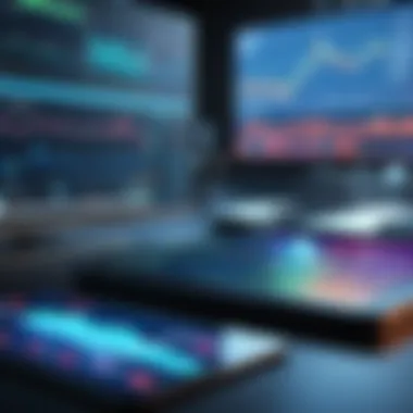 Visualization of market trends relevant to trading platforms