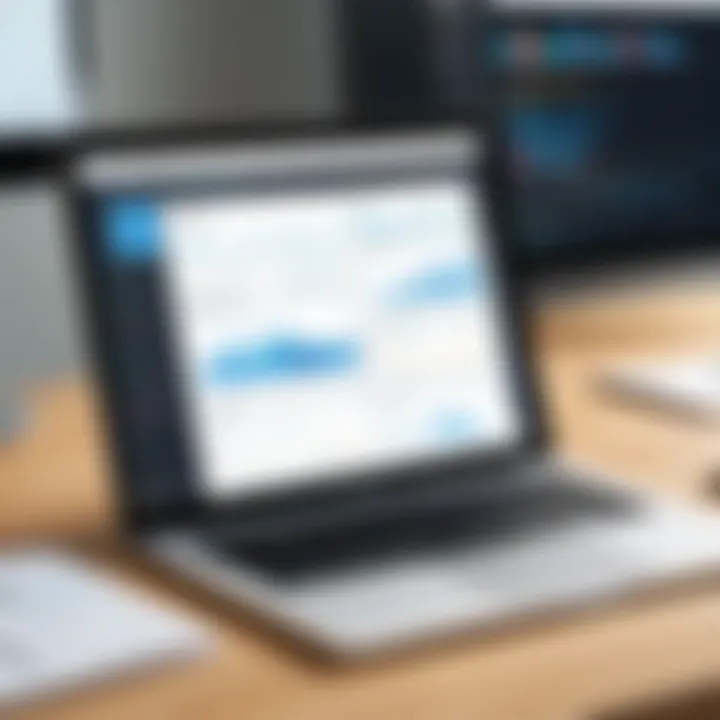 User interface demonstrating project tracking