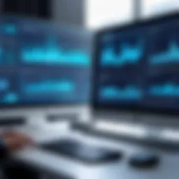 A visualization of data analytics in a corporate setting