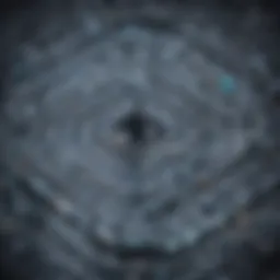 Illustration depicting a person navigating a maze of technology symbols