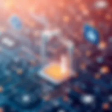 Blockchain Technology: Security and Transparency A visual metaphor of blockchain technology, emphasizing security and transparency