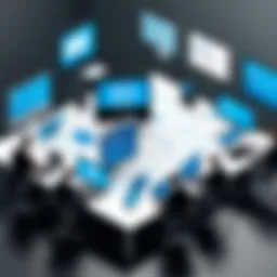 Visual representation of identity and access management solutions