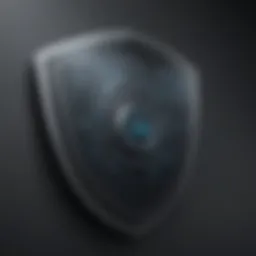 Shield with digital lock